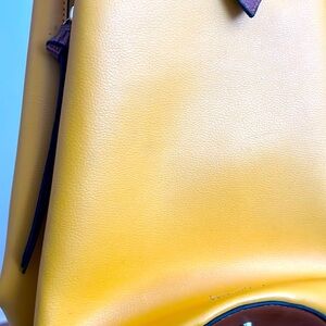 Pretty yellow Jacques Esterel bag. Never used, new, simple and beautiful.